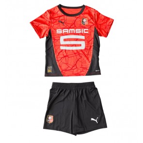 Stade Rennais Dětské Domácí dres komplet 2024-25 Krátký Rukáv (+ trenýrky)